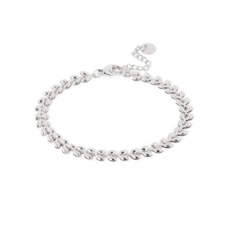 PULSEIRA AÇO FOLHAS PULSEIRA AÇO FOLHAS