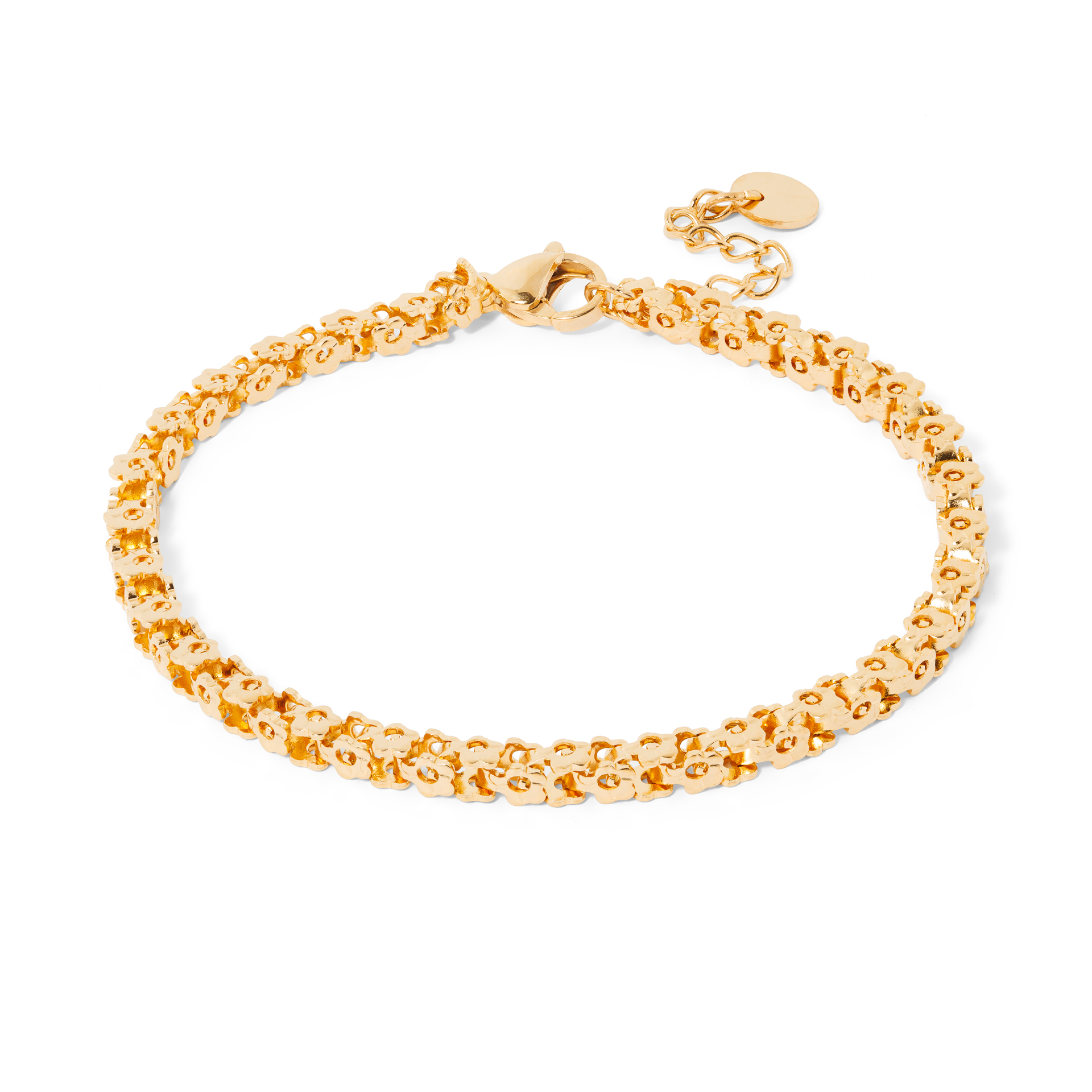 PULSEIRA AÇO FLORES