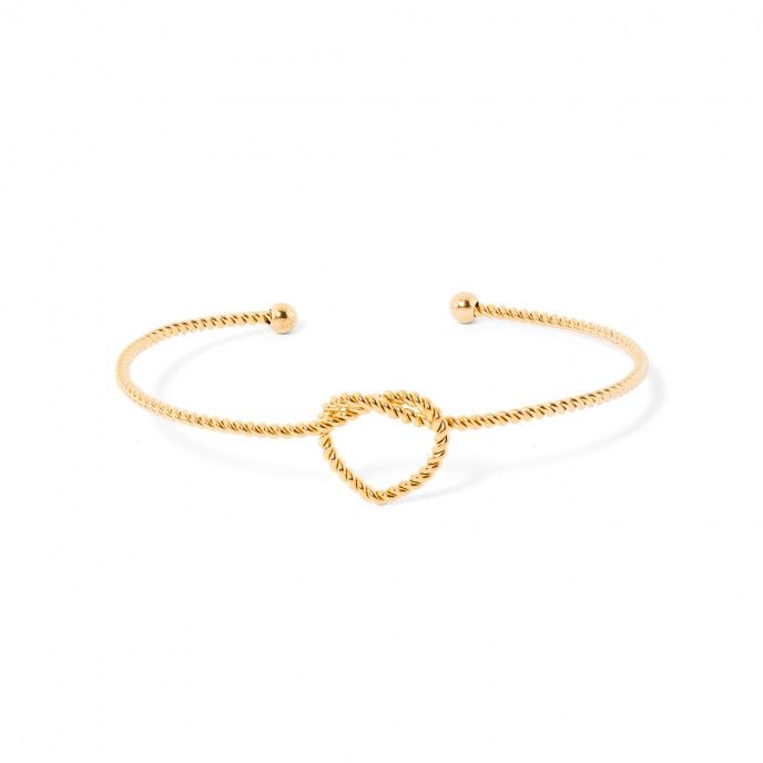 STEEL BRACELET WITH KNOT