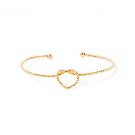 STEEL BRACELET WITH KNOT