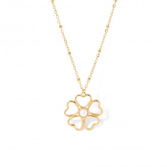 COLLAR FLOR DE ACERO