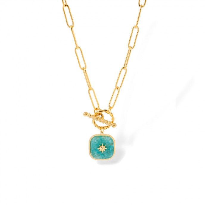 STEEL NECKLACE WITH STAR