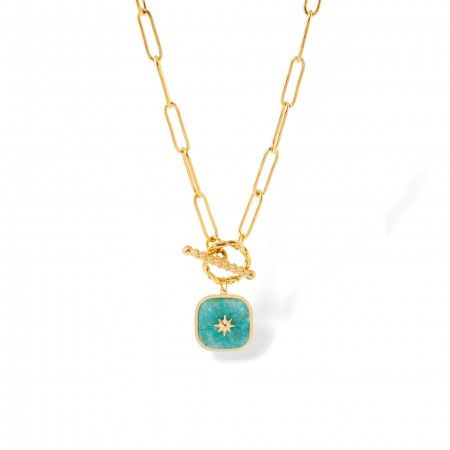 STEEL NECKLACE WITH STAR