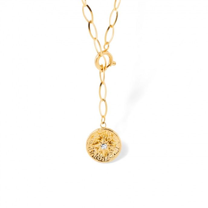 STEEL NECKLACE WITH STAR
