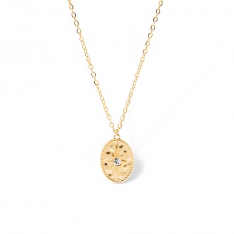 STEEL NECKLACE WITH STAR