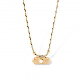 ETHNIC STEEL NECKLACE