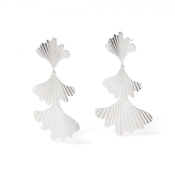 STEEL SHELLS EARRINGS