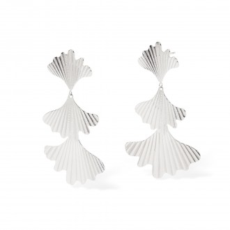 STEEL SHELLS EARRINGS