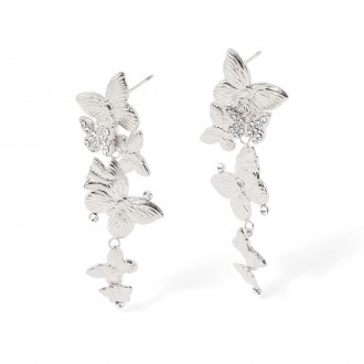 PENDIENTES MARIPOSAS DE ACERO