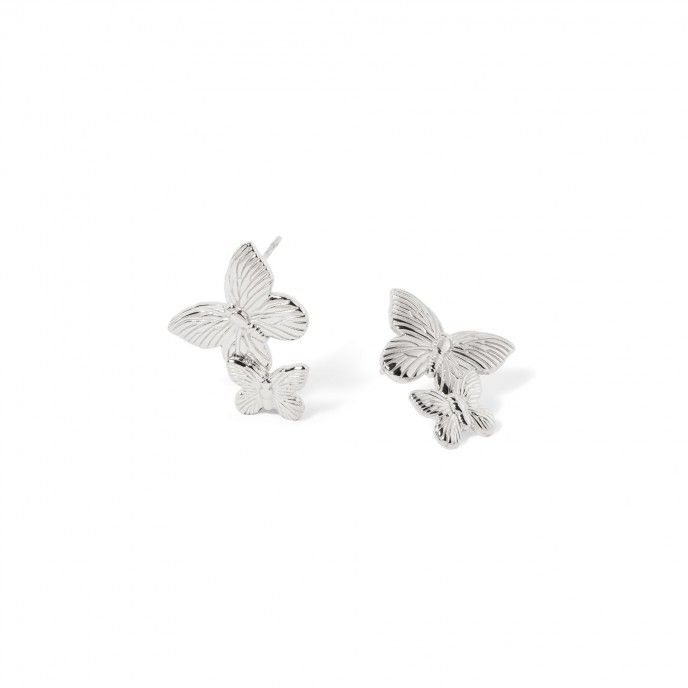 STEEL BUTTERFLIES EARRINGS