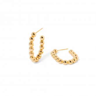 STEEL BEADS HOOPS
