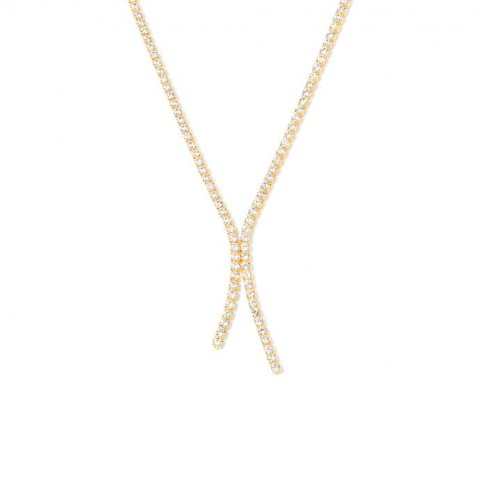 SILVER SHINY NECKLACE