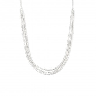 SILVER SHINY TRIPLE CHOKER SILVER SHINY TRIPLE CHOKER