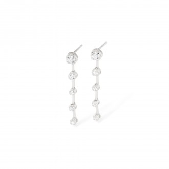 SILVER SHINY EARRINGS