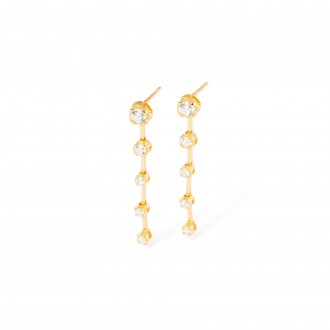 SILVER SHINY EARRINGS