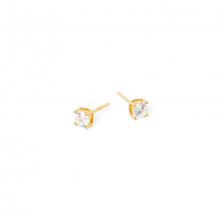 PENDIENTES DE PLATA CON CIRCONITA