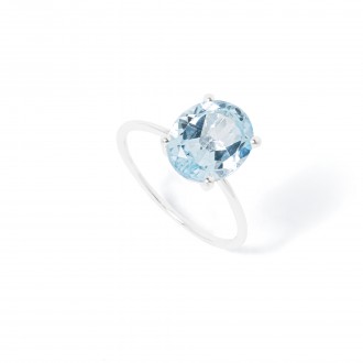 SILVER RING WITH STONE