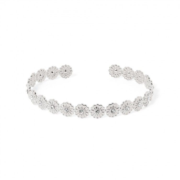 STEEL FLOWERS BRACELET