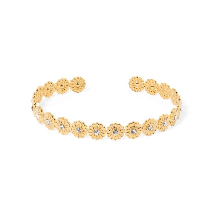 PULSEIRA AÇO FLORES PULSEIRA AÇO FLORES