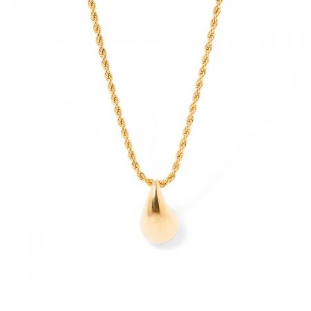 STEEL NECKLACE WITH DROP