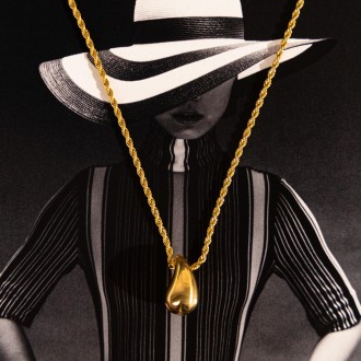 COLLAR GOTA DE ACERO