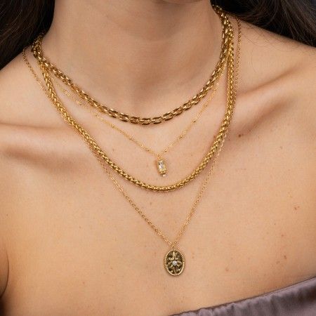 STEEL LINKS NECKLACE