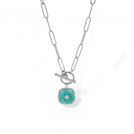 STEEL NECKLACE WITH STAR