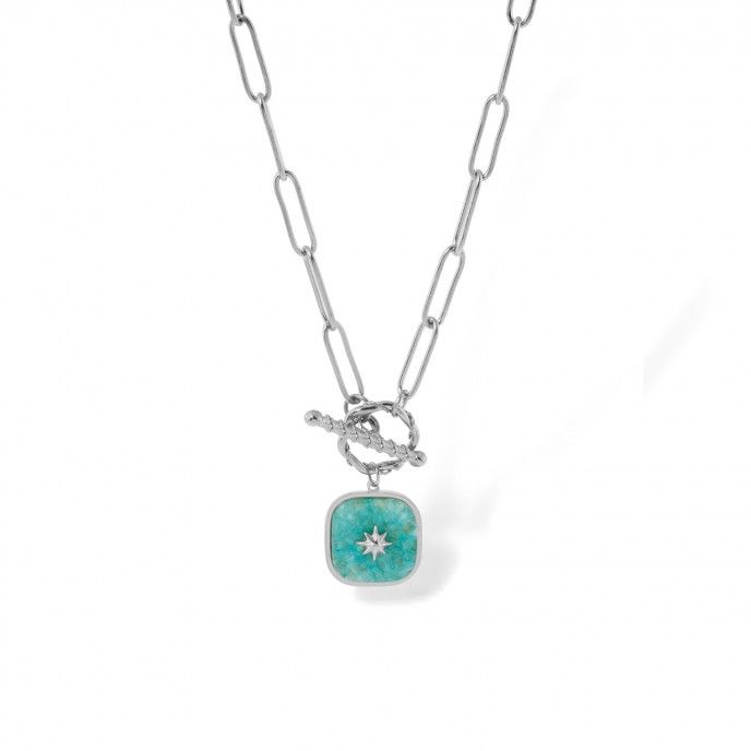 STEEL NECKLACE WITH STAR