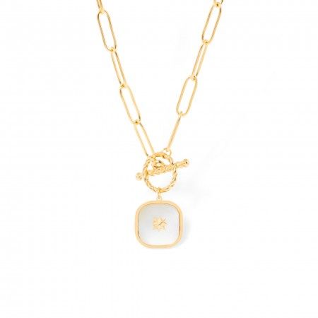STEEL NECKLACE WITH STAR