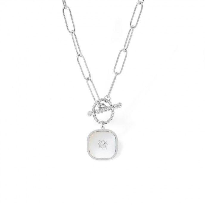 STEEL NECKLACE WITH STAR
