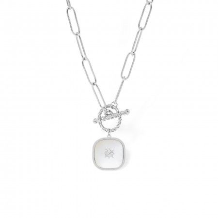 STEEL NECKLACE WITH STAR