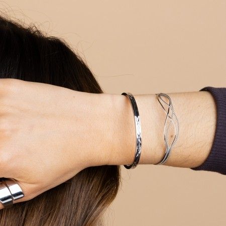 CROSS STEEL BRACELET