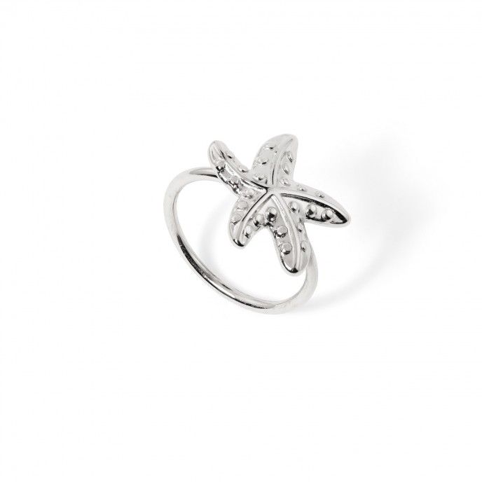 ANILLO ESTRELLA DE MAR DE ACERO