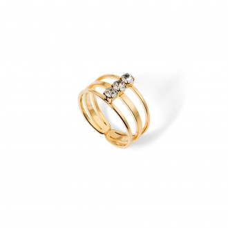 ANILLO BRILLANTE DE ACERO