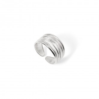 CROSS STEEL RING