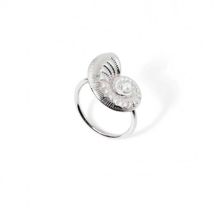 ANILLO CONCHA DE ACERO