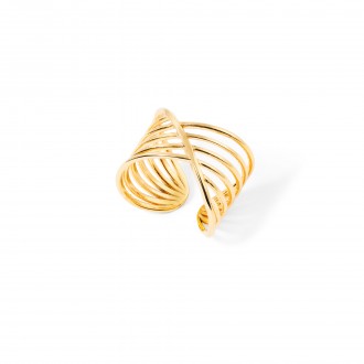 ANILLO CRUZ DE ACERO