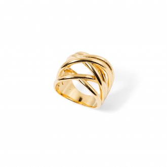 ANILLO CRUZ DE ACERO