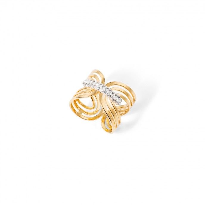 ANILLO BRILLANTE DE ACERO