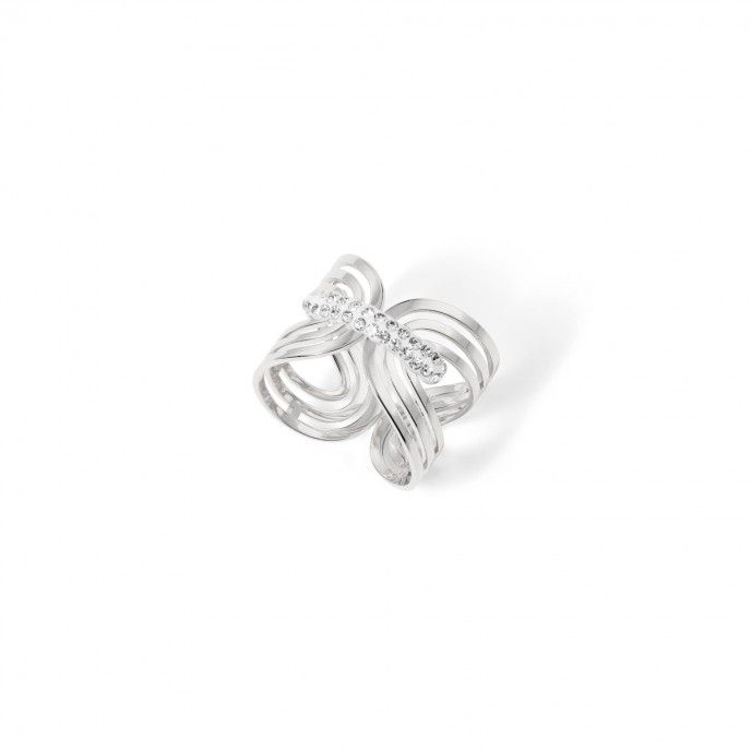 ANILLO BRILLANTE DE ACERO