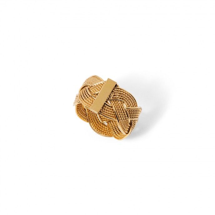 ANILLO TRENZADO DE ACERO
