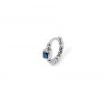 925 Sterling Silver - Blue zircon