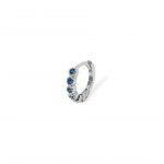 925 Sterling Silver - Blue zircon