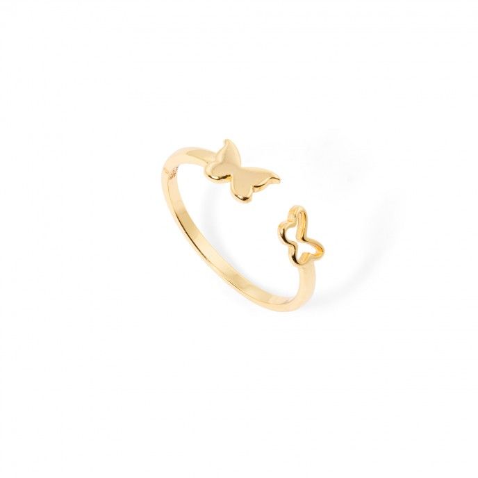 SILVER RING WITH BUTTERFLY