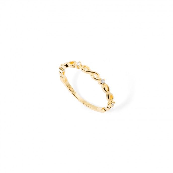 SILVER RING WITH INFINITES