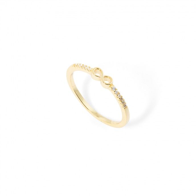 SILVER INFINITY RING