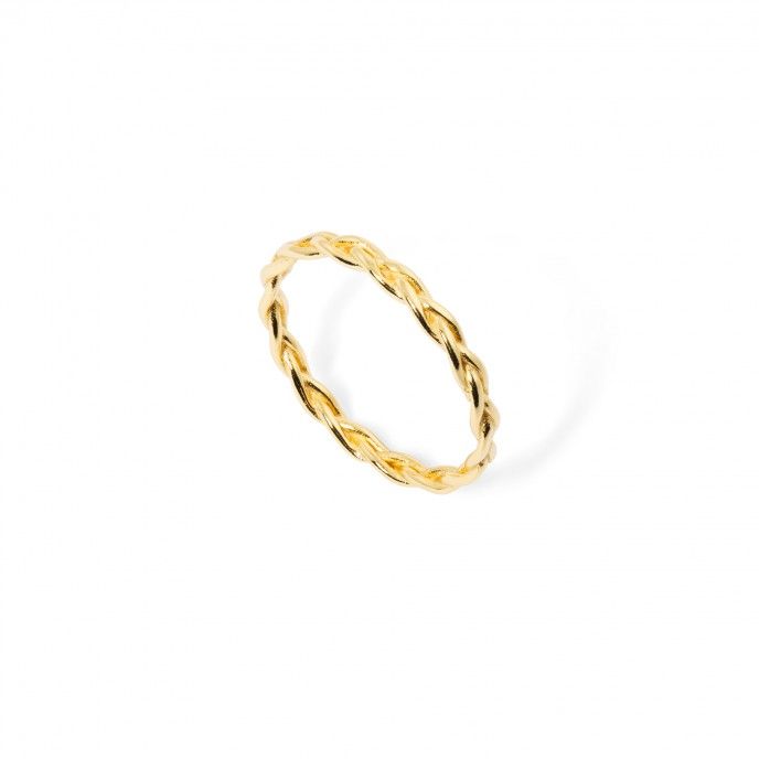 SILVER BRAID RING