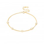 Prata com Banho Ouro de 18k - Branco Prata com Banho Ouro de 18k - Branco