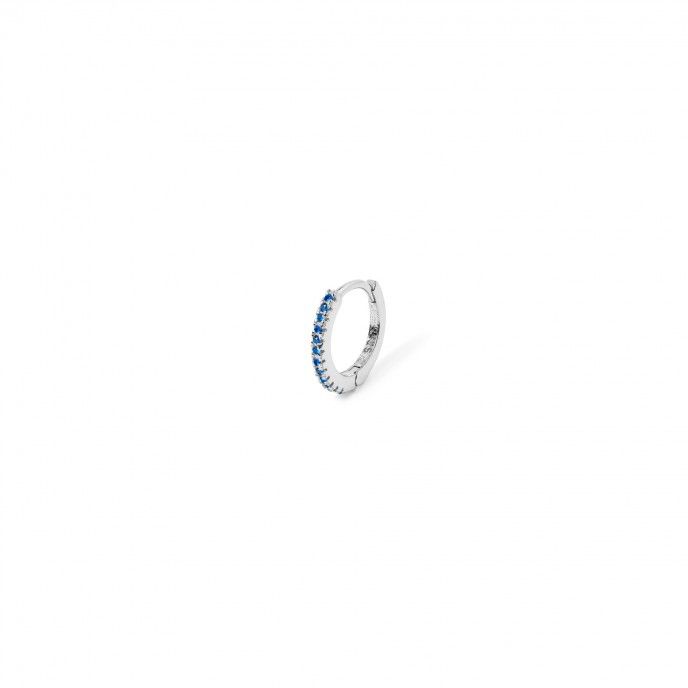 SHINY SILVER HOOP