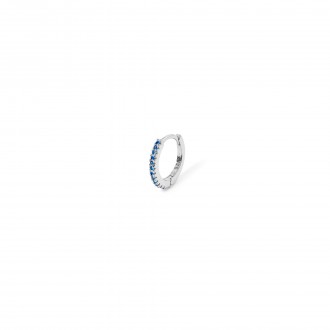SHINY SILVER HOOP